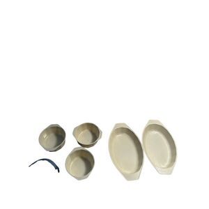 Anchor hocking freeze heat‎ serve bowls lot vintage ramekin casserole